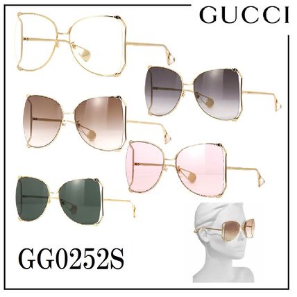 GUCCI 2020 SS Street Style Oversized Sunglasses 