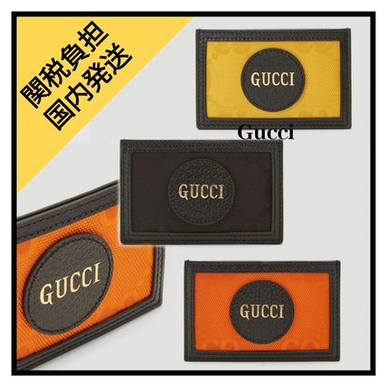 GUCCI 2020 SS Blended Fabrics Logo Card Holders 625578H9HAN 