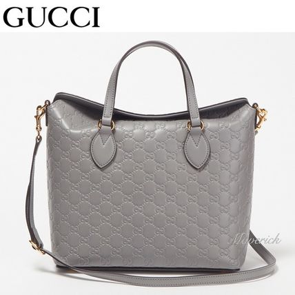GUCCI Gucci Signature Leather Top Handle Bag 428226 