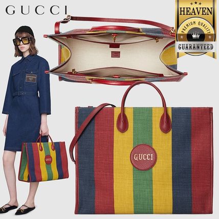 GUCCI 2020 21AW Baiadera Stripe Tote Bag 630358 2CSAT 8946 