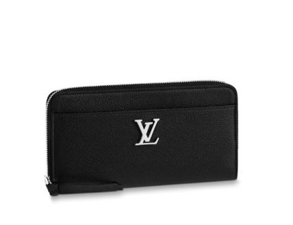 Louis Vuitton LOCKME Unisex Leather Long Wallet Long Wallets 