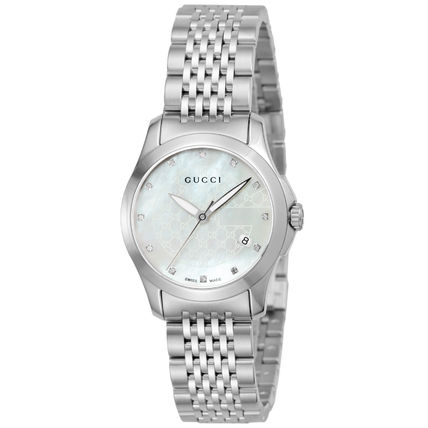 GUCCI Round Quartz Watches Analog Watches GU YA126535 