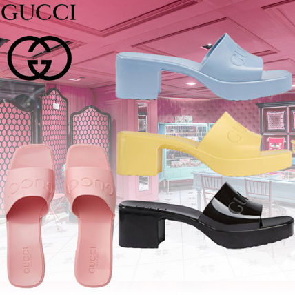 GUCCI Open Toe Rubber Sole Casual