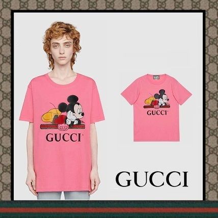 GUCCI 2020 Cruise Oversize T Shirt With Sequin Gucci Logo 492347 