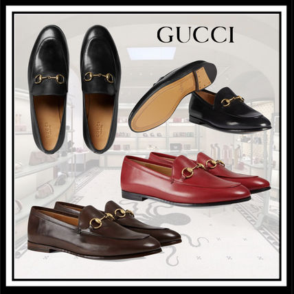 GUCCI Jordaan 2018 19AW Gucci Jordaan Leather Loafer 404069 BLM00 