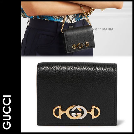 GUCCI 2019 SS Plain Folding Wallet Folding Wallets 