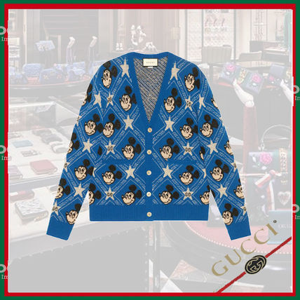 GUCCI 2020 SS Casual Style Unisex Collaboration Long Sleeves Cardigans 