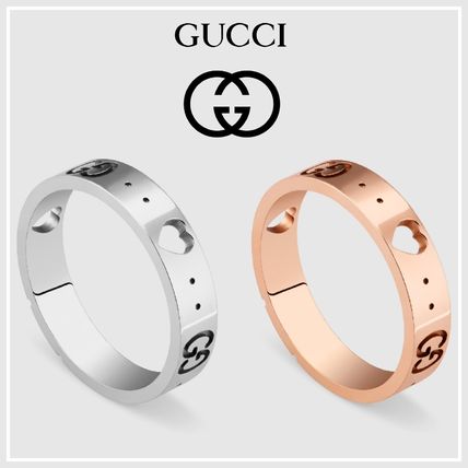 GUCCI 2017 18AW Casual Style 18K Gold Fine 