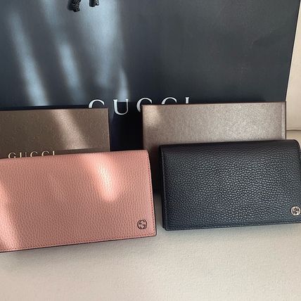 GUCCI Calfskin 2WAY Chain Plain Leather Elegant Style 