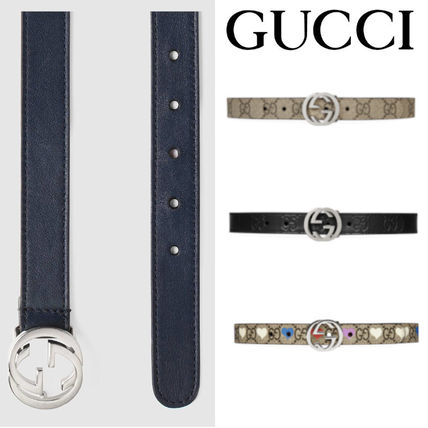 GUCCI GG Supreme ChildrenS Gg Hearts Belt