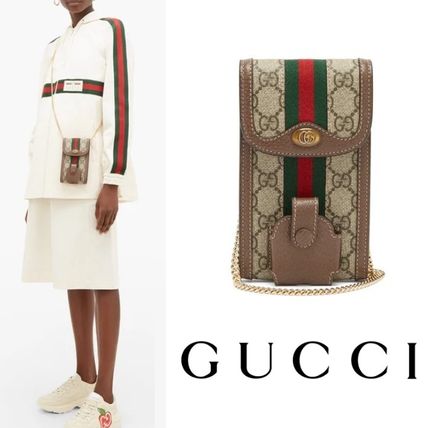 GUCCI GG Supreme 2020 SS Monogram Leather iPhone 8 iPhone 8 Plus iPhone X iPhone XS 