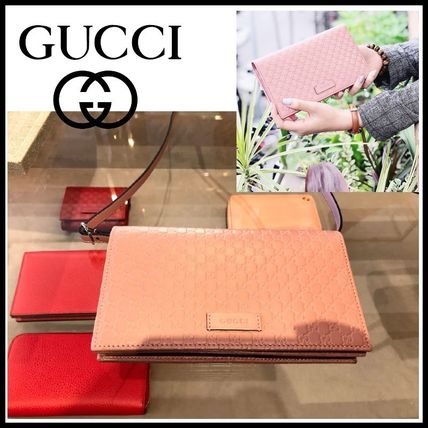 GUCCI Leather Long Wallet Chain Wallet Logo Long Wallets 466507 BMJ1G 5806 
