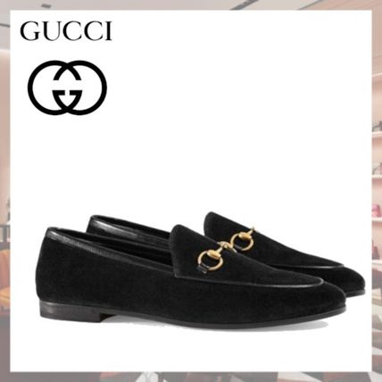 GUCCI Jordaan 2019 20AW Gucci Jordaan Velvet Loafer 431467 K4DD0 1000 