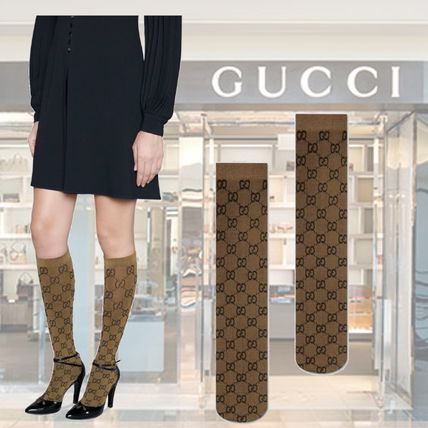 GUCCI 2019 20AW Monogram Logo SocksTights 