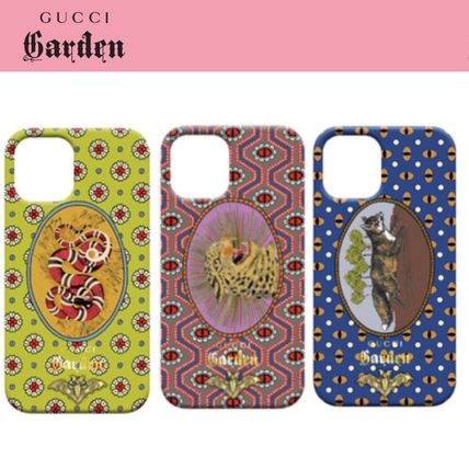 GUCCI 2020 SS Other Animal Patterns Leather iPhone X iPhone XS 