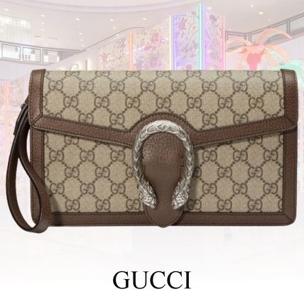 GUCCI GG Supreme Dionysus Gg Supreme Clutch 621197 K9GSN 8358 