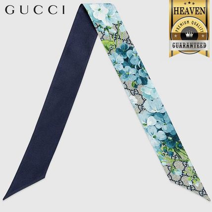 GUCCI 2020 SS Gg Blooms Silk Neck Bow 432849 3G001 4069 