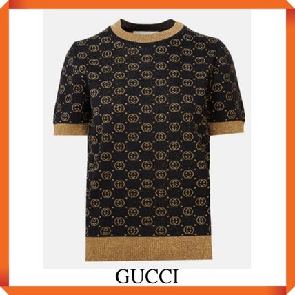GUCCI 2020 21AW Wool Top With Gg Motif 554995 XKAHT 1815 
