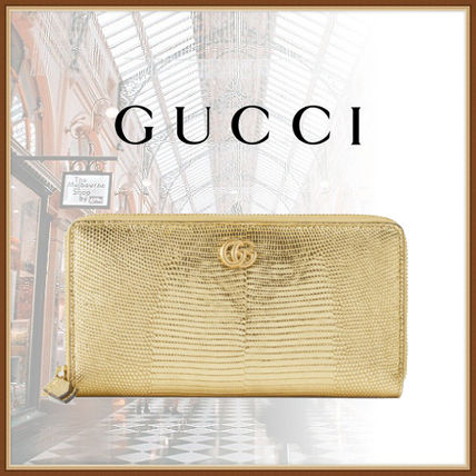 GUCCI Python Long Wallet Logo Long Wallets 456117 EYZAG 8085 