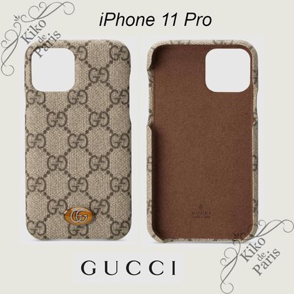 GUCCI Ophidia 2020 SS Monogram iPhone 11 Pro Smart Phone Cases 