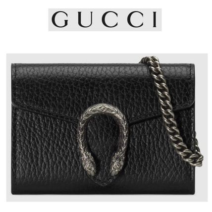 GUCCI Dionysus 2020 SS Chain Plain Small Wallet Chain Wallet Logo Accessories 