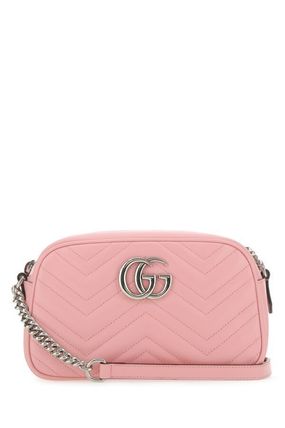 GUCCI Leather Elegant Style Logo Shoulder Bags 447632DTD1Y 5815 