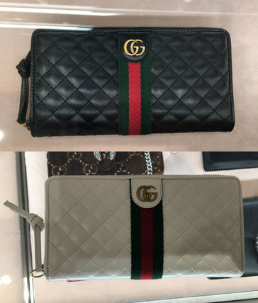 GUCCI GG Marmont 2019 SS Leather Long Wallet Long Wallets