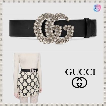 GUCCI 2020 SS Leather Belt With Double G Buckle 582100AP0IN1081 