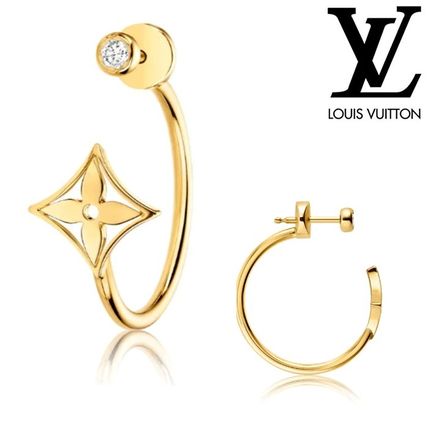 Louis Vuitton 2019 SS Idylle Blossom Small Hoop Earring Pink Gold And Diamond Q96334 Q96332 
