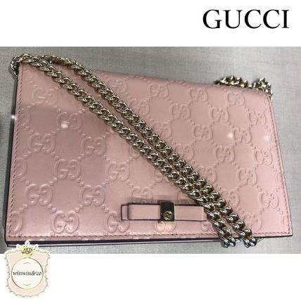 GUCCI Chain Leather Accessories 
