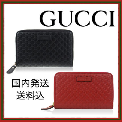 GUCCI 2020 SS Leather Long Wallet Logo Folding Wallets 449423 BMJ1G 6420 