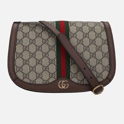 GUCCI Ophidia 2020 SS Monogram Casual Style Calfskin Canvas Elegant Style 