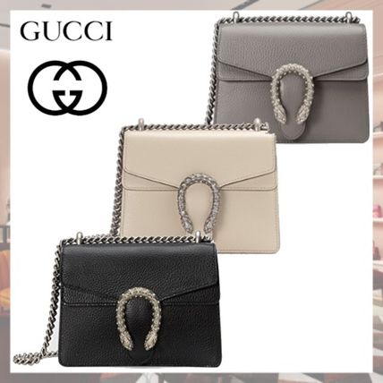 GUCCI 2020 Cruise Casual Style Blended Fabrics 2WAY Plain Leather