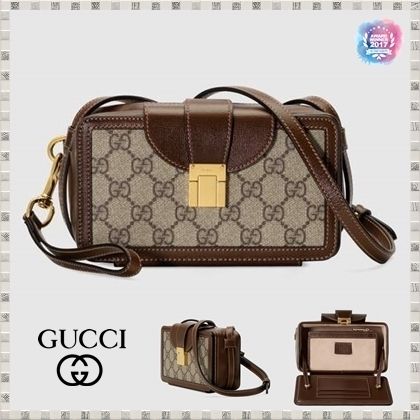 GUCCI 2020 21AW Gg Mini Bag With Clasp Closure