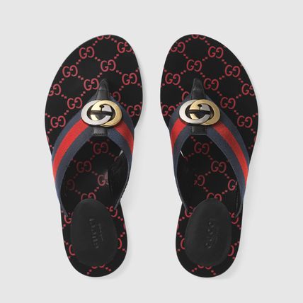 GUCCI Gg Thong Web Sandal 612138 H9020 8472 612138 H9020 8476 