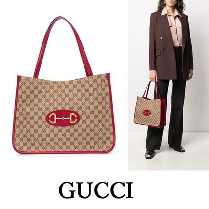 GUCCI 2020 SS Gucci Horsebit 1955 Medium Tote Bag