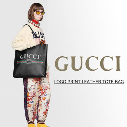 GUCCI 2020 Cruise Casual Style Unisex Plain Leather Party Style Office Style 