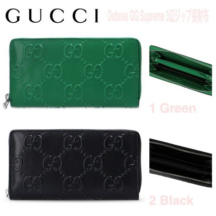GUCCI GG Supreme 2020 21AW Monogram Unisex Calfskin Blended Fabrics Street Style Plain 