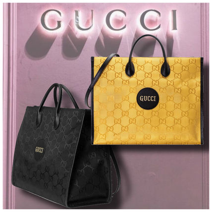 GUCCI 2020 21AW Monogram Casual Style Unisex Canvas Nylon Blended Fabrics A4 