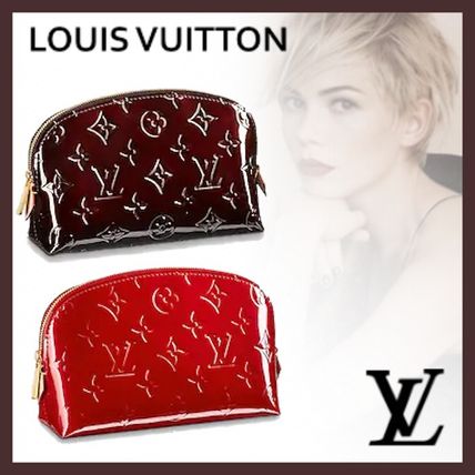 Louis Vuitton MONOGRAM VERNIS 2019 20AW Cosmetic Pouch M91495 M90172 