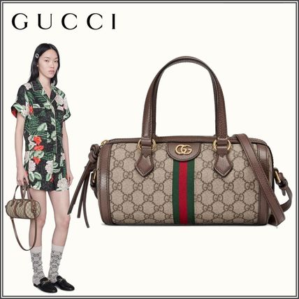 GUCCI Ophidia Ophidia Gg Small Boston Bag 602577 96IWB 8745 