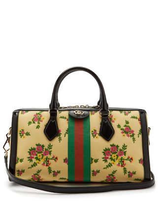 GUCCI Ophidia 2018 19AW Flower Patterns Handbags 
