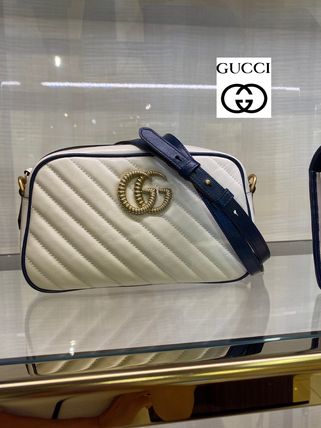 GUCCI GG Marmont Gg Marmont Small Matelasse Shoulder Bag 447632 