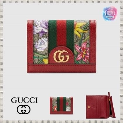 GUCCI Ophidia 2020 SS Ophidia Gg Flora Card Case Wallet 52315592YBC8722 