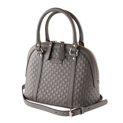 GUCCI 2018 19AW Monogram 2WAY Leather Handbags 