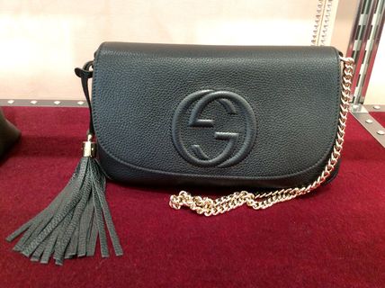 GUCCI Soho 2018 19AW Leather Crossbody Shoulder Bags 