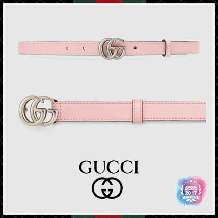 GUCCI GG Marmont 2020 SS Thin Belt With Double G Buckle