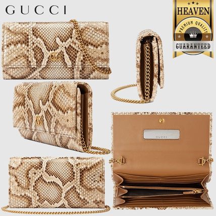 GUCCI GG Marmont 2020 SS Gg Marmont Python Chain Wallet 546585 LZLIG 8169 