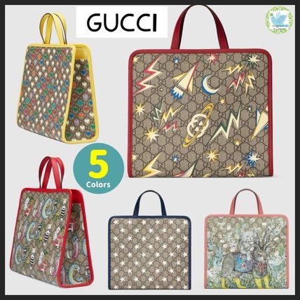 GUCCI GG Supreme 2020 Cruise Heart Star Monogram Casual Style Unisex Canvas Collaboration 