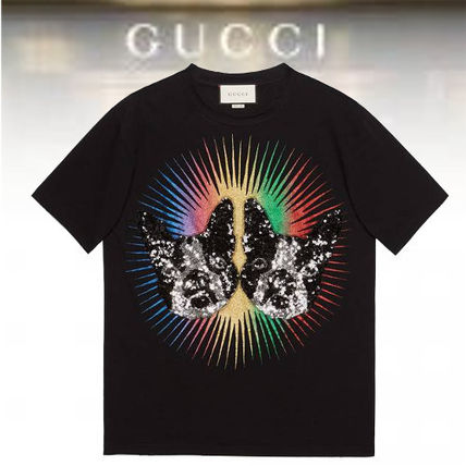 GUCCI Striped Cotton Socks With Gucci Logo 492 